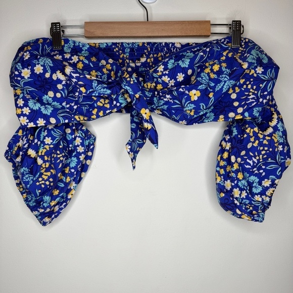 Maeve Blue Floral Skirt Set Size XL - Picture 7 of 9